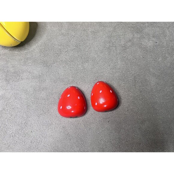 Wooden Kitchen Cutting Fruits Toys Learning Knife Hook Loop Closure Lot - Picture 9 of 16